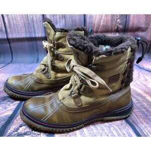 Pajar Canada Brown Lined Winter Snow Boots Womens 39 / 8-8.5 (v7k)